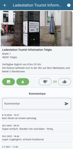 E-Station: Ebike Ladestationen для Android — скриншот 3