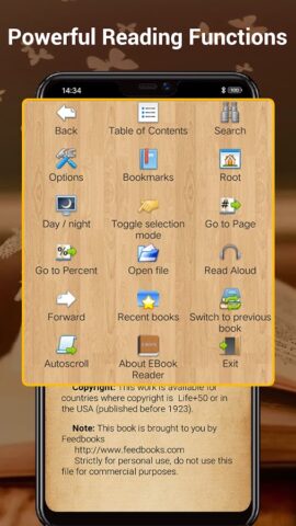 Для чтения электронных книг для Android — скриншот 3