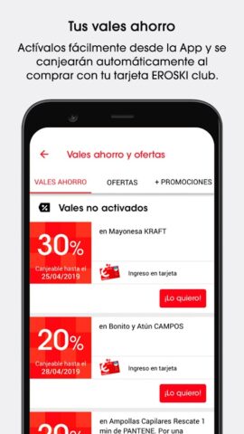 EROSKI Supermercados для Android — скриншот 3