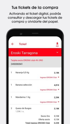 EROSKI Supermercados для Android — скриншот 5