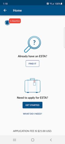 ESTA Mobile для Android — скриншот 2