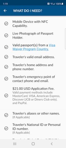 ESTA Mobile для Android — скриншот 4