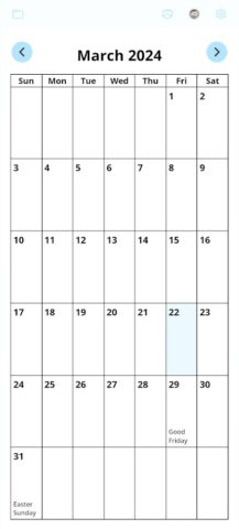 EZ Calendar Maker для Android — скриншот 1