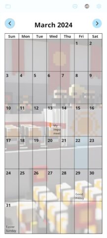 EZ Calendar Maker для Android — скриншот 2