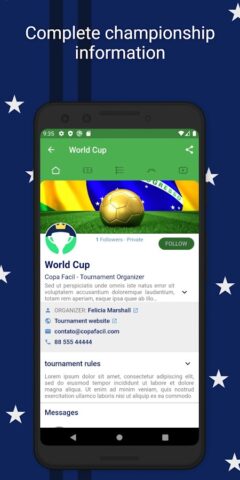 Easy Tournament: Organize Now! для Android — скриншот 1
