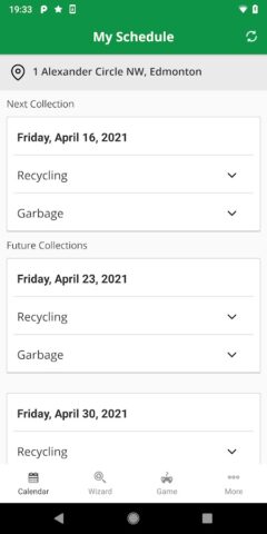 Edmonton Waste Wise для Android — скриншот 3