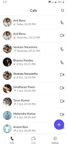 Elyments -Private chat & calls для Android — скриншот 2