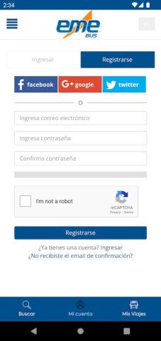 Eme Bus для Android — скриншот 2