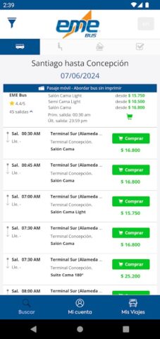 Eme Bus для Android — скриншот 5