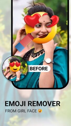 Emoji Remover from Photo Real для Android — скриншот 3