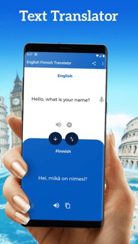English Finnish Translator для Android — скриншот 1