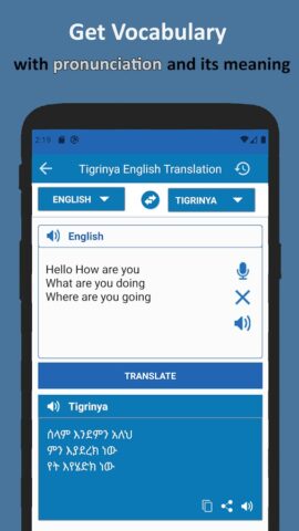 English Tigrinya Translation для Android — скриншот 3