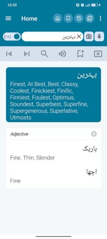 English Urdu Dictionary для Android — скриншот 2