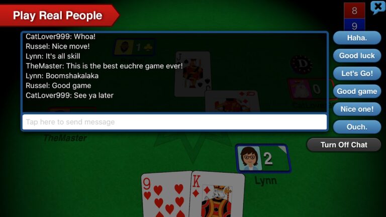 Euchre 3D Card Game Online для Android — скриншот 5