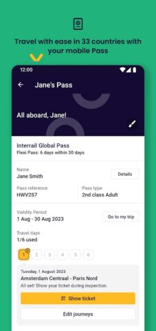 Eurail/Interrail Rail Planner для Android — скриншот 4