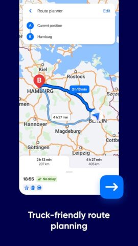 Eurowag Navigation — Truck GPS для Android — скриншот 5
