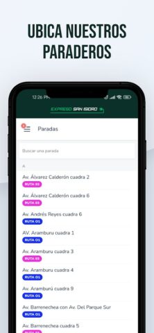 Expreso San Isidro для Android — скриншот 4