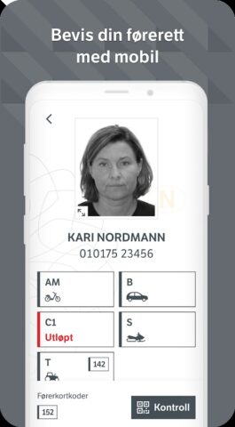 Førerkort для Android — скриншот 2