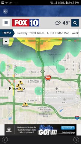 FOX 10 Phoenix: Weather для Android — скриншот 3