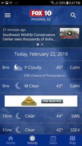 FOX 10 Phoenix: Weather для Android — скриншот 4