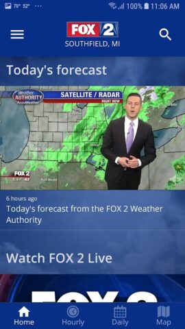 FOX 2 Detroit: Weather & Radar для Android — скриншот 2
