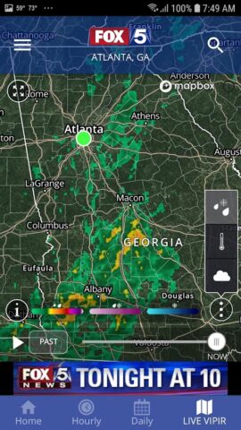 FOX 5 Storm Team Weather Radar для Android — скриншот 3