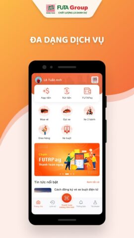 FUTA — PHƯƠNG TRANG DV VẬN TẢI для Android — скриншот 2