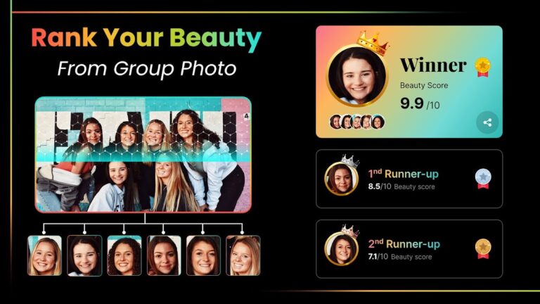 Face Beauty Score Calc & Tips для Android — скриншот 1