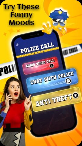 Fake Call Video Police Pranks для Android — скриншот 1