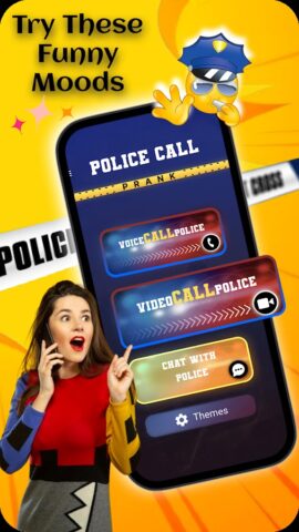 Fake Call Video Police Pranks для Android — скриншот 2