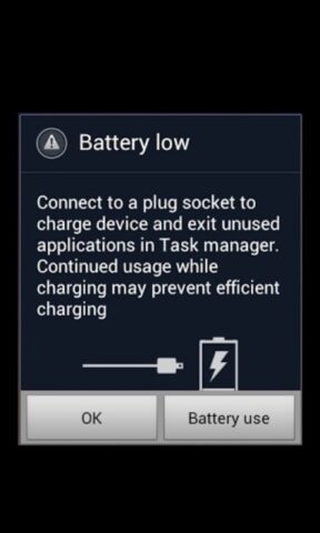 Fake Low Battery для Android — скриншот 2