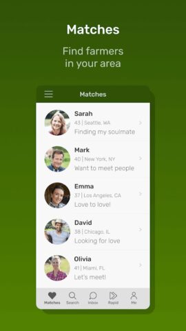 Farmers Dating App для Android — скриншот 1