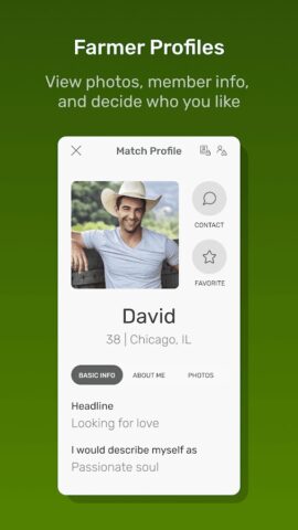 Farmers Dating App для Android — скриншот 3