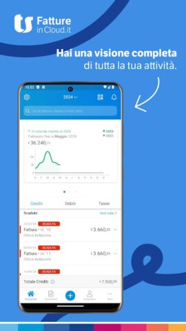 Fatture in Cloud для Android — скриншот 1