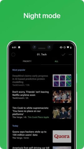 Feedly — Smarter News Reader для Android — скриншот 5
