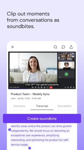 Fireflies: AI notetaker — скриншот 3