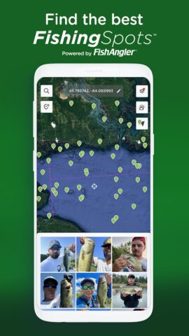 Fishing Spots — Fish Maps для Android — скриншот 1