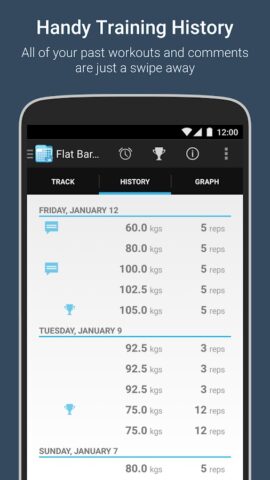 FitNotes — Gym Workout Log — скриншот 3