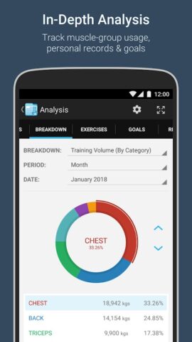 FitNotes — Gym Workout Log — скриншот 5
