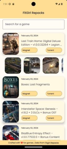 Fitgirl Repacks для Android — скриншот 3