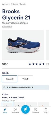 Fleet Feet для Android — скриншот 1