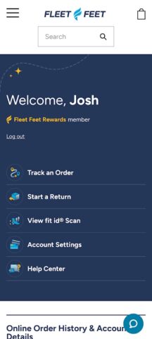 Fleet Feet для Android — скриншот 2