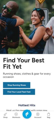 Fleet Feet для Android — скриншот 3