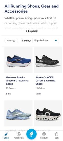 Fleet Feet для Android — скриншот 4