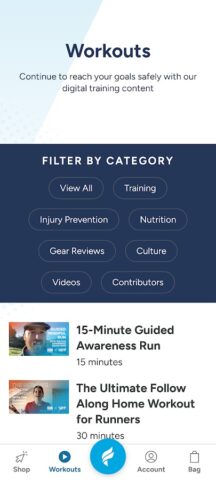 Fleet Feet для Android — скриншот 5