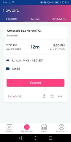 Flowbird Parking для Android — скриншот 4
