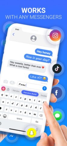 Fonts X for iPhones: Keyboard для iOS — скриншот 3