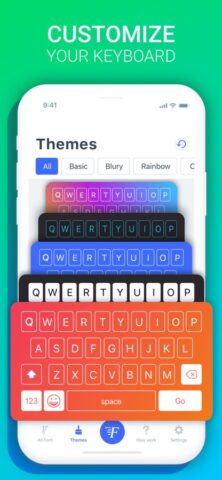 Fonts X for iPhones: Keyboard для iOS — скриншот 4