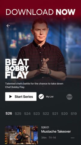 Food Network GO — Live TV для Android — скриншот 5