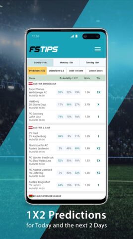 Football Super Tips для Android — скриншот 3